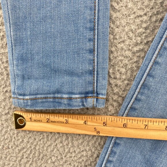 KanCan Jeans Women 1 24 Caroline Blue Ankle Skinny Distressed Light Wash Stretch - Picture 8 of 12